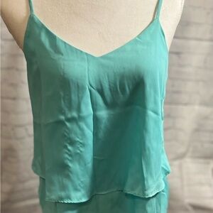 Annabella turquoise camisole size small